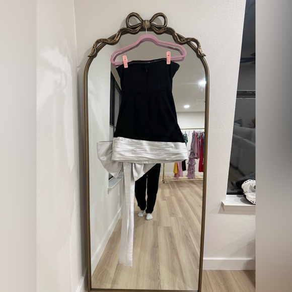 Anthropologie Hutch Strapless Oversized Draped Bow Mini Dress - Picture 6 of 8